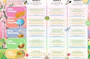 Spring Term Dinner Menu